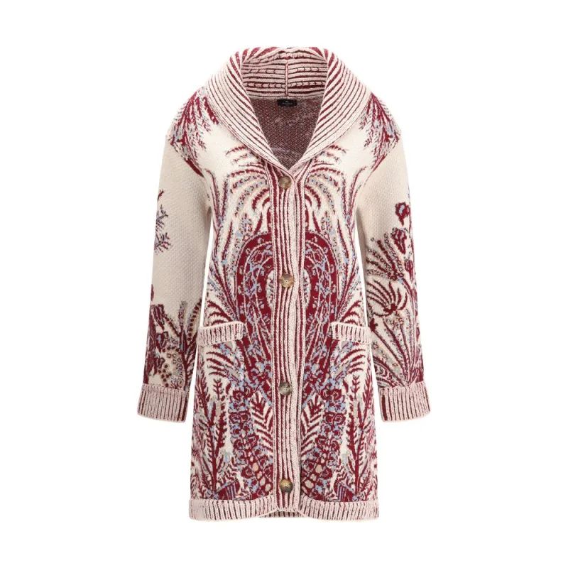 Wool and cotton maxi Cardigan sold by Lord & Taylor