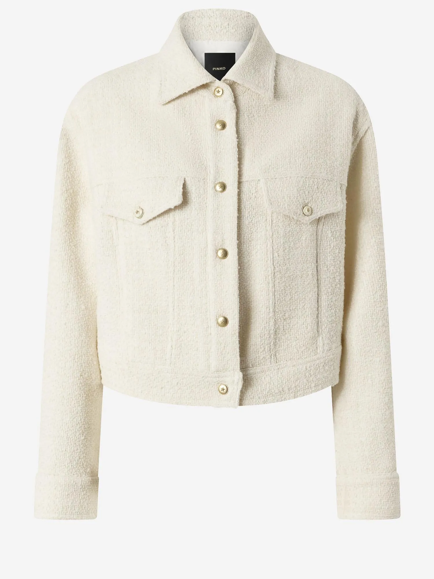 Cotton and Wool Bouclé Trucker Jacket sold by Lord & Taylor product image thumbnail 2