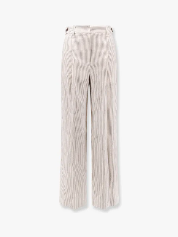 Striped Linen and Cotton Trousers sold by Lord & Taylor