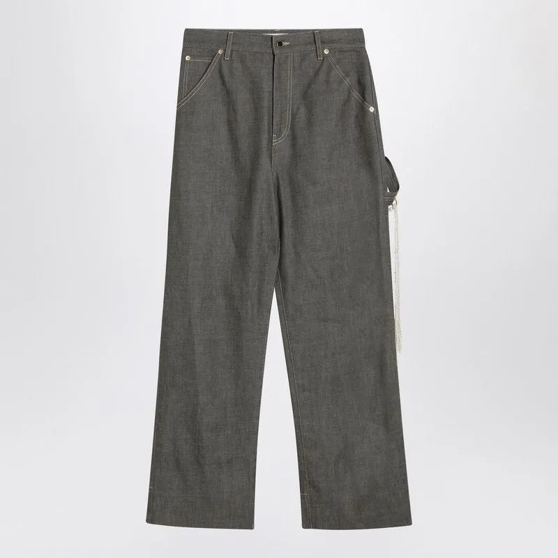 GREY COTTON LISA TROUSERS sold by Lord & Taylor