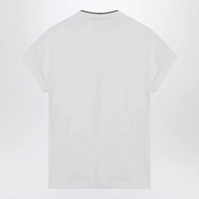 WHITE COTTON T-SHIRT sold by Lord & Taylor product image thumbnail 2