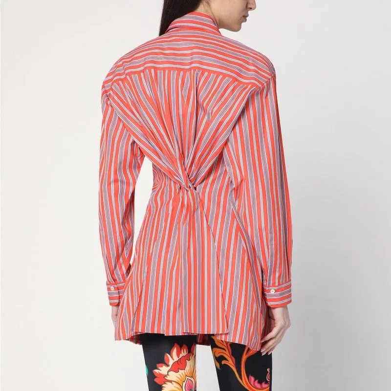 STRIPED SHIRT WITH KNOTTED DETAIL sold by Lord & Taylor product image thumbnail 2