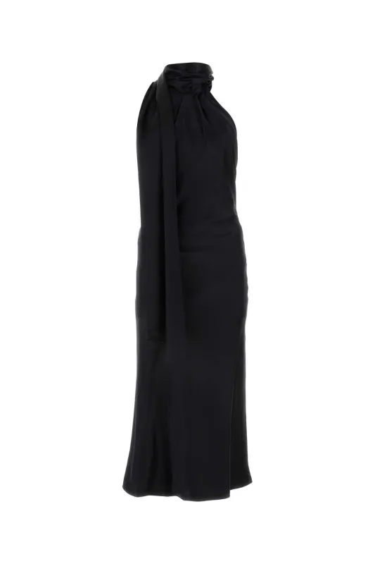 BLACK SILK MOLI LONG DRESS sold by Lord & Taylor