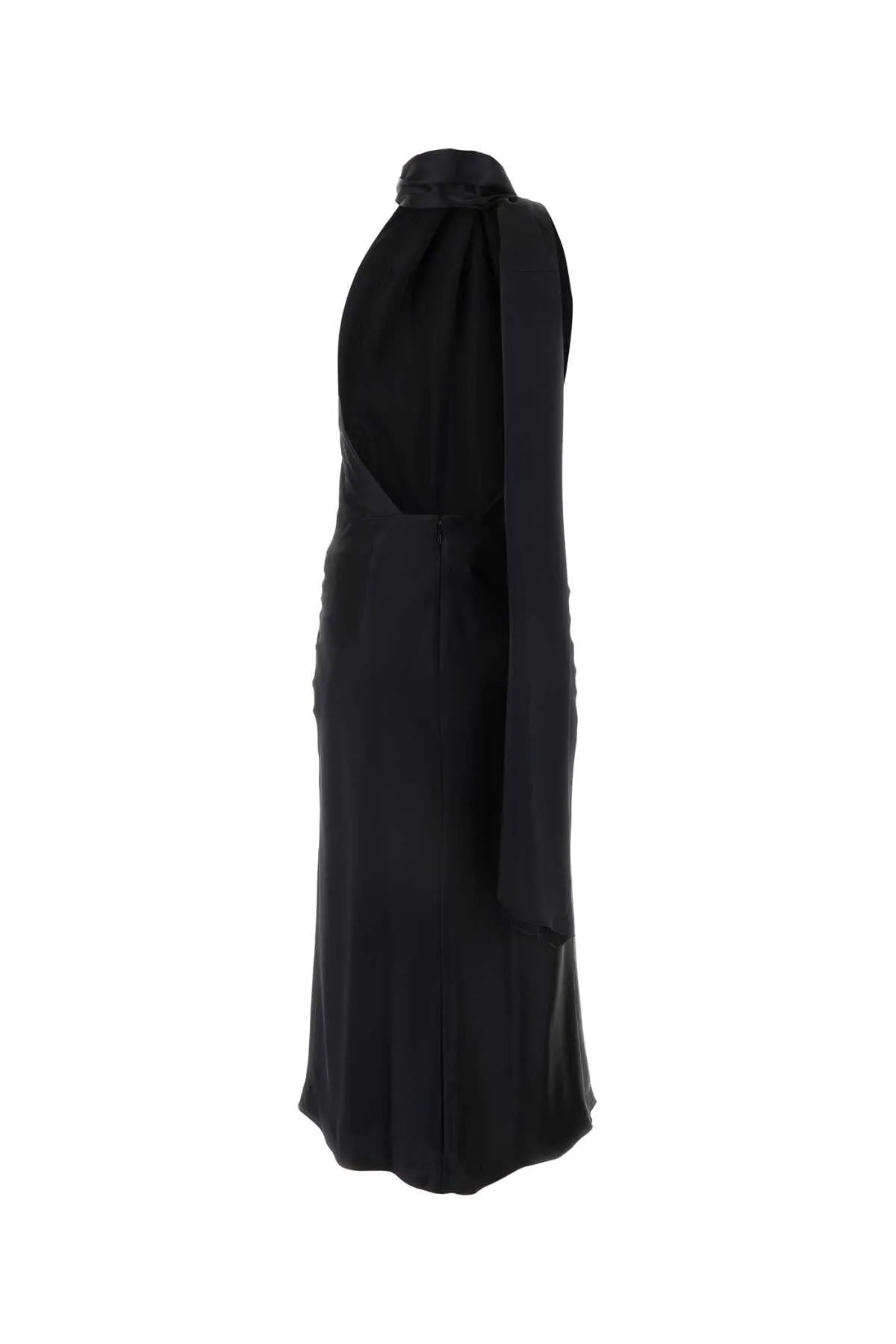 BLACK SILK MOLI LONG DRESS sold by Lord & Taylor product image thumbnail 2