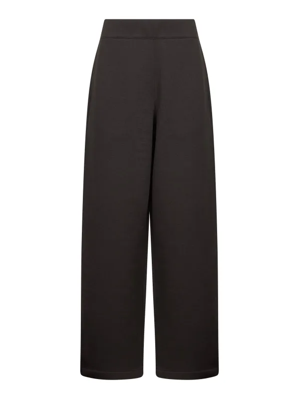 Brown Cotton Fleece Relaxed Trousers sold by Lord & Taylor