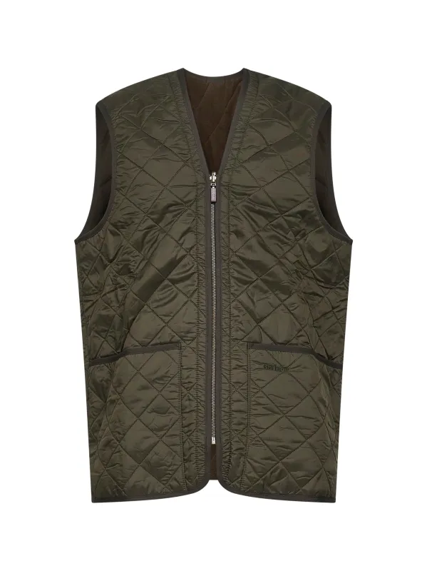 Olive Polarquilt Zip-In Liner sold by Lord & Taylor