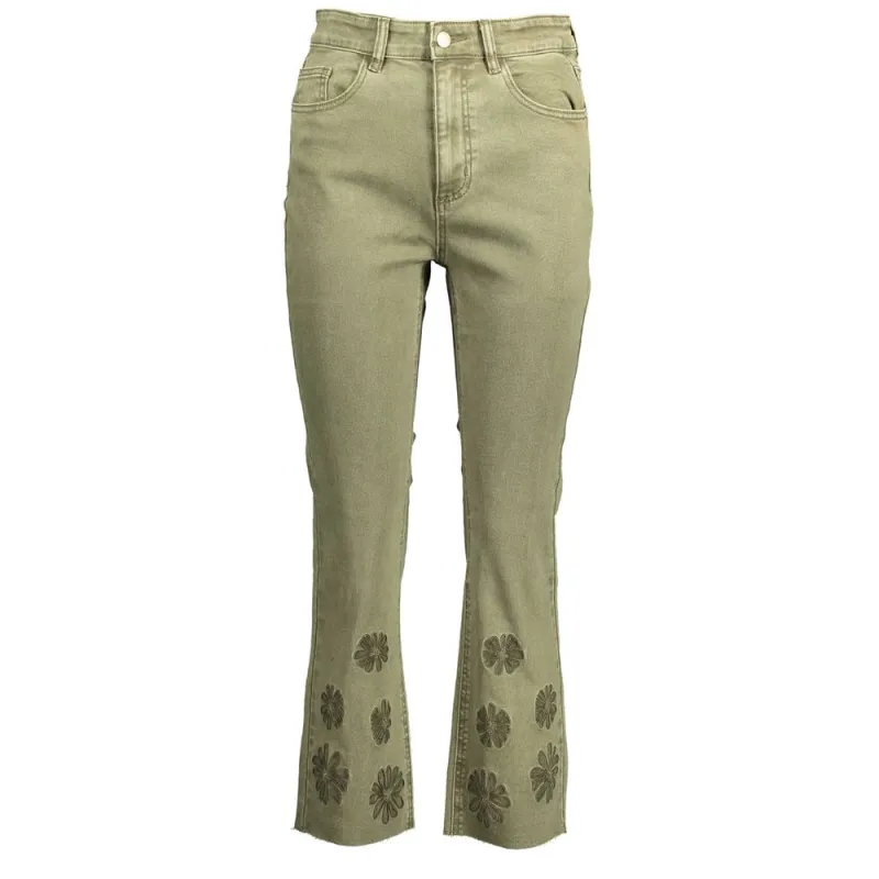 Green Cotton Women Jeans sold by Lord & Taylor
