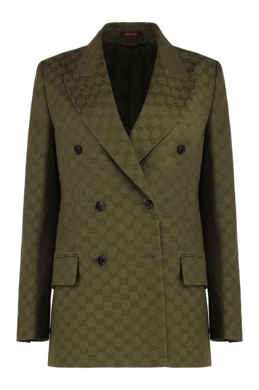 COTTON BLEND BLAZER made by Gucci