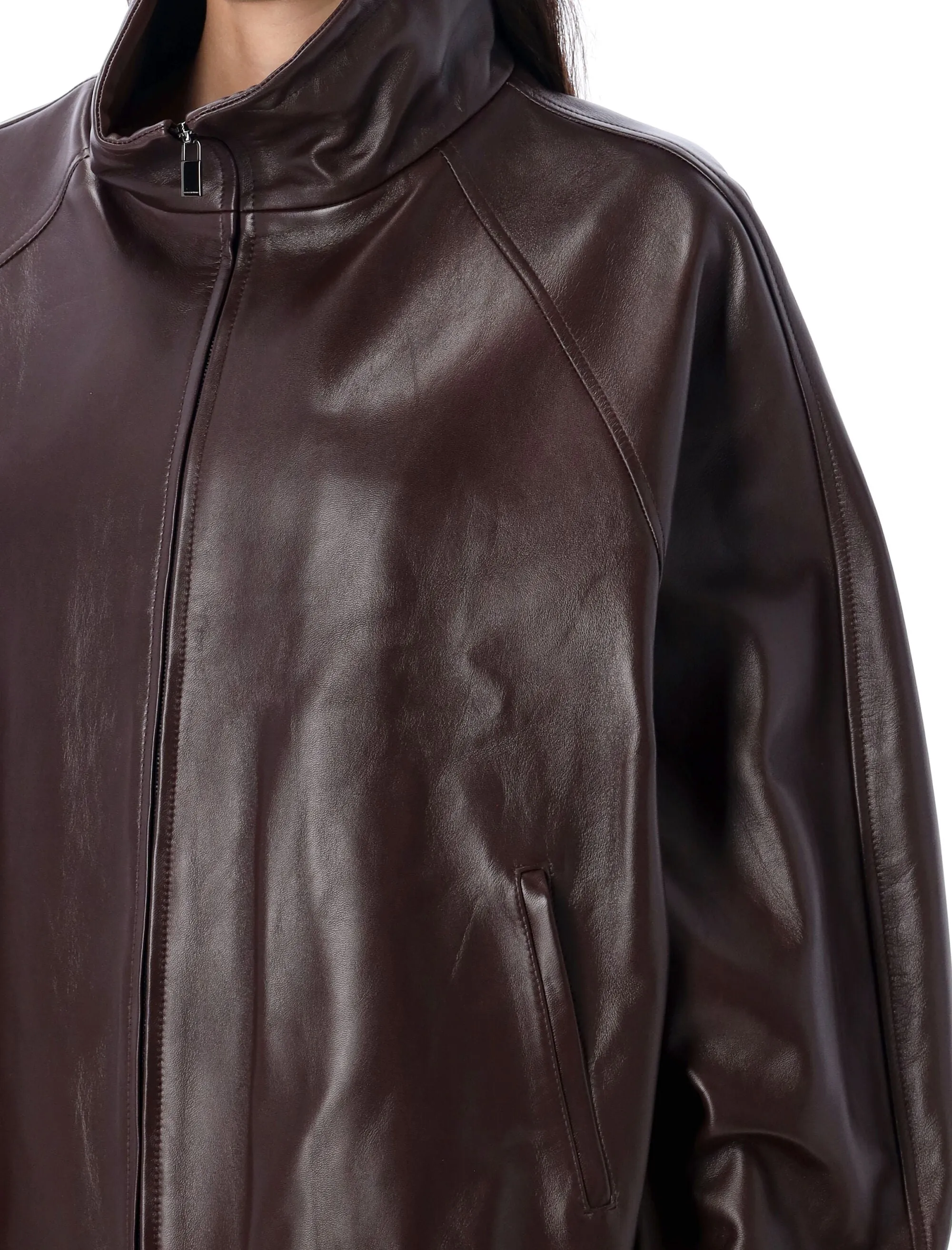LEATHER JACKET sold by Lord & Taylor product image thumbnail 3