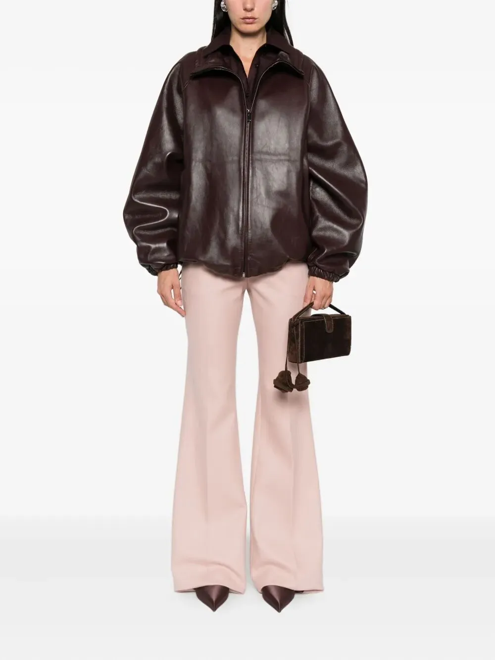 LEATHER JACKET sold by Lord & Taylor product image thumbnail 4