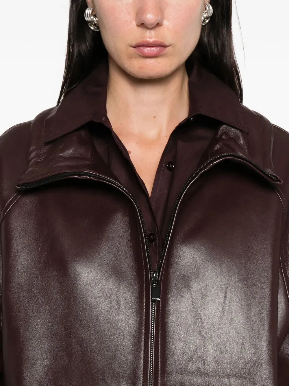 LEATHER JACKET sold by Lord & Taylor product image thumbnail 5