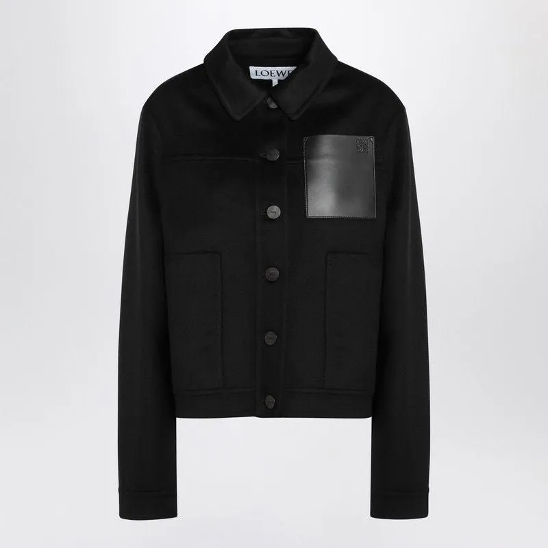 BLACK WOOL AND CASHMERE JACKET sold by Lord & Taylor
