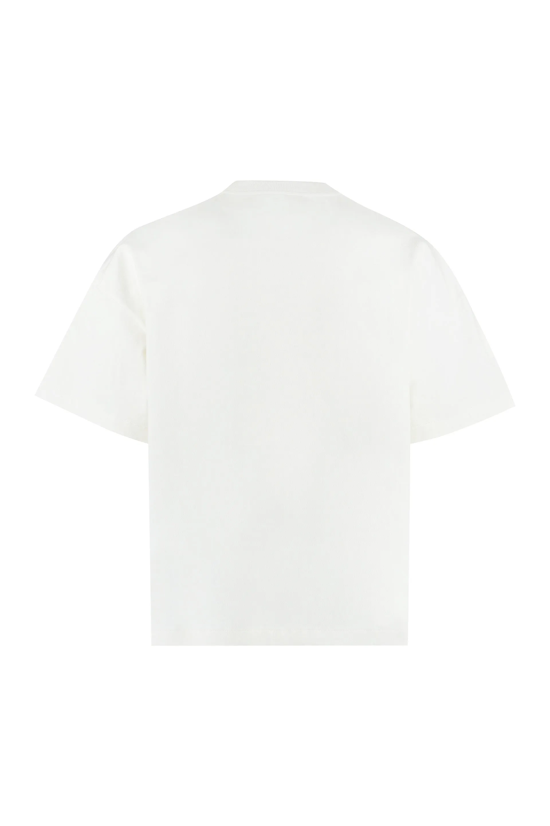 WHITE WIDE T-SHIRT WITH LOGO sold by Lord & Taylor product image thumbnail 2