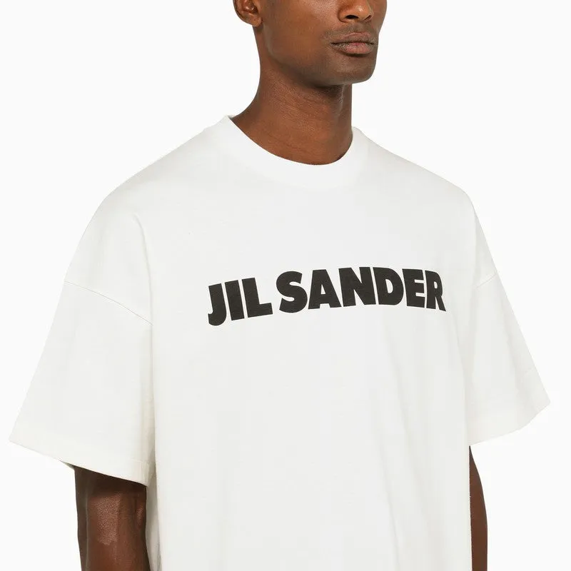 WHITE WIDE T-SHIRT WITH LOGO sold by Lord & Taylor product image thumbnail 4