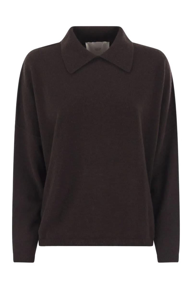 YASMIN - CASHMERE POLO NECK JUMPER sold by Lord & Taylor