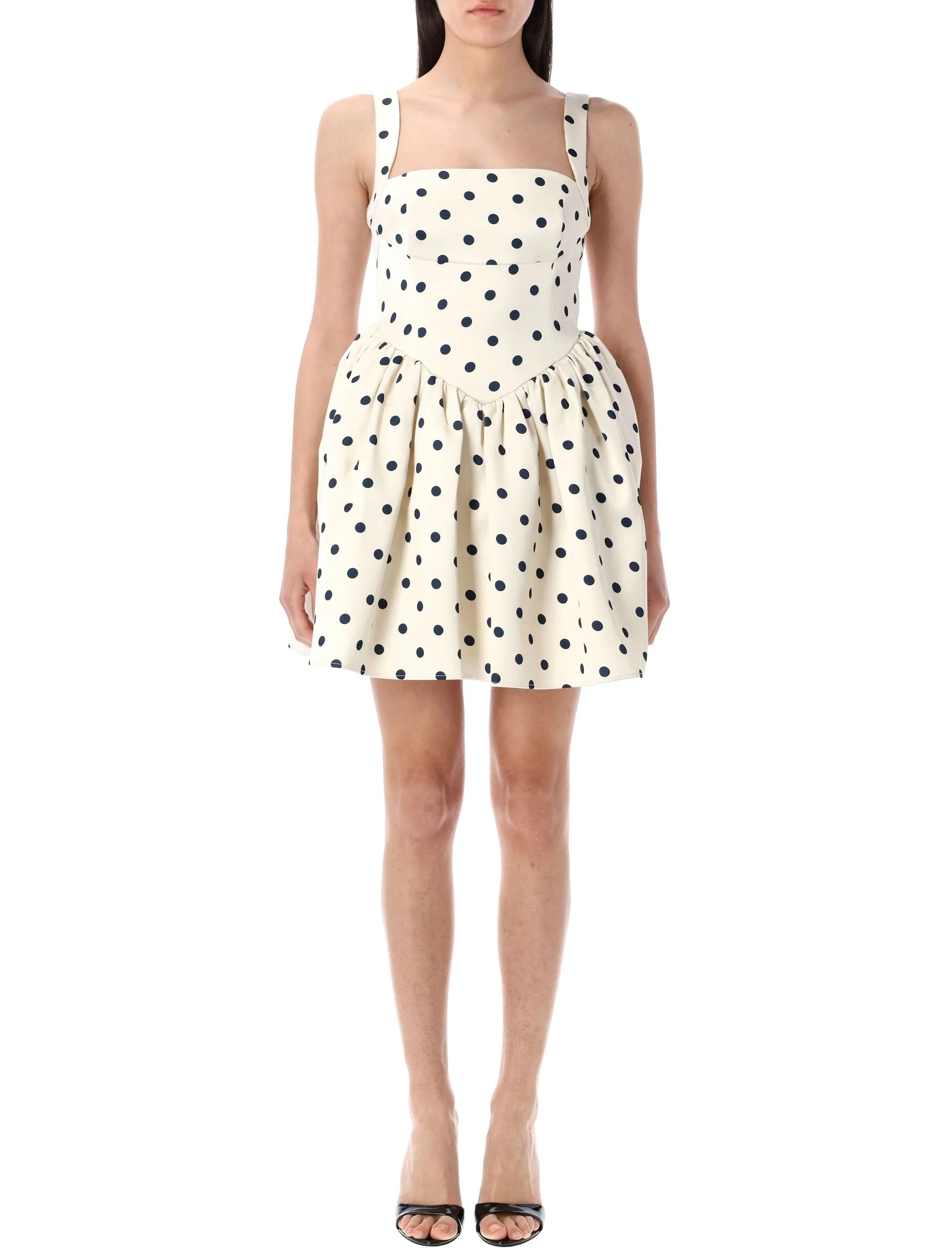 CREAM POLKA DOT MINI DRESS sold by Lord & Taylor
