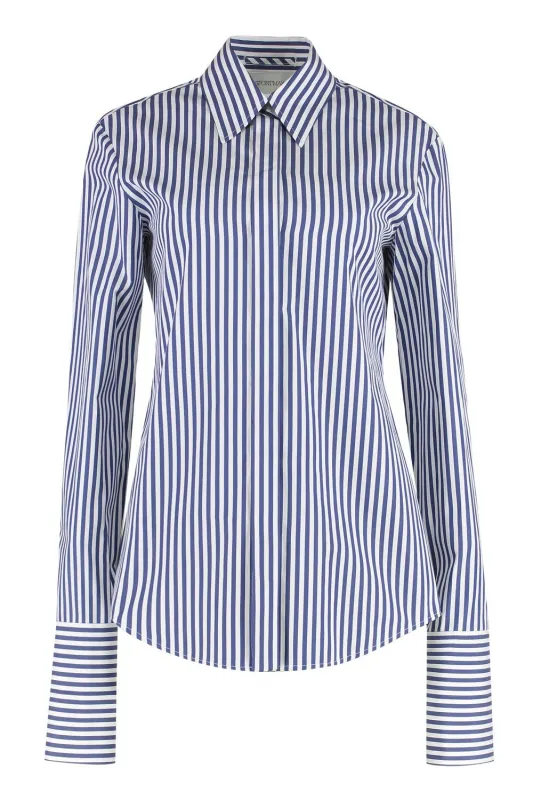 STRIPED POPLIN SHIRT sold by Lord & Taylor