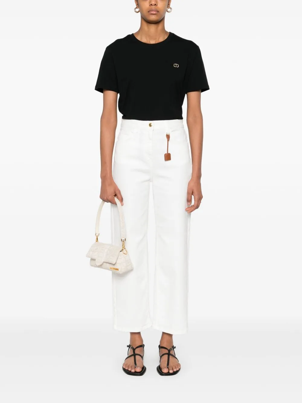 COTTON BLEND STRETCHY TROUSERS sold by Lord & Taylor product image thumbnail 3