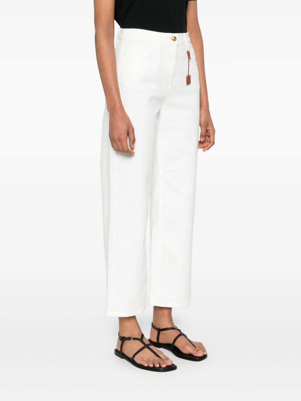 COTTON BLEND STRETCHY TROUSERS sold by Lord & Taylor product image thumbnail 4