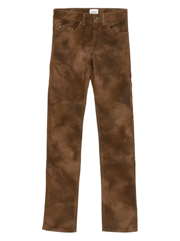 KELSIE TROUSERS WITH A LEATHER-LOOK FINISH sold by Lord & Taylor