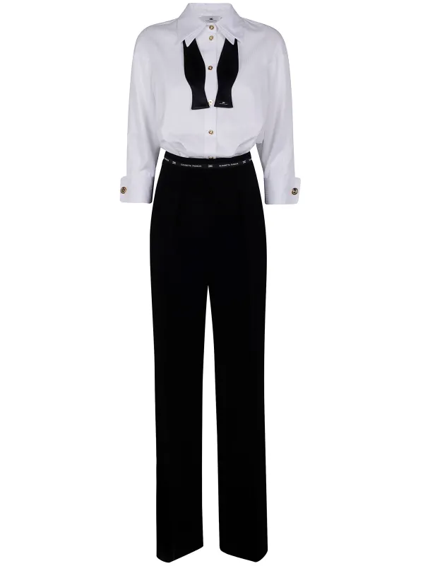 LIGHTWEIGHT CRÊPE AND POPLIN JUMPSUIT sold by Lord & Taylor