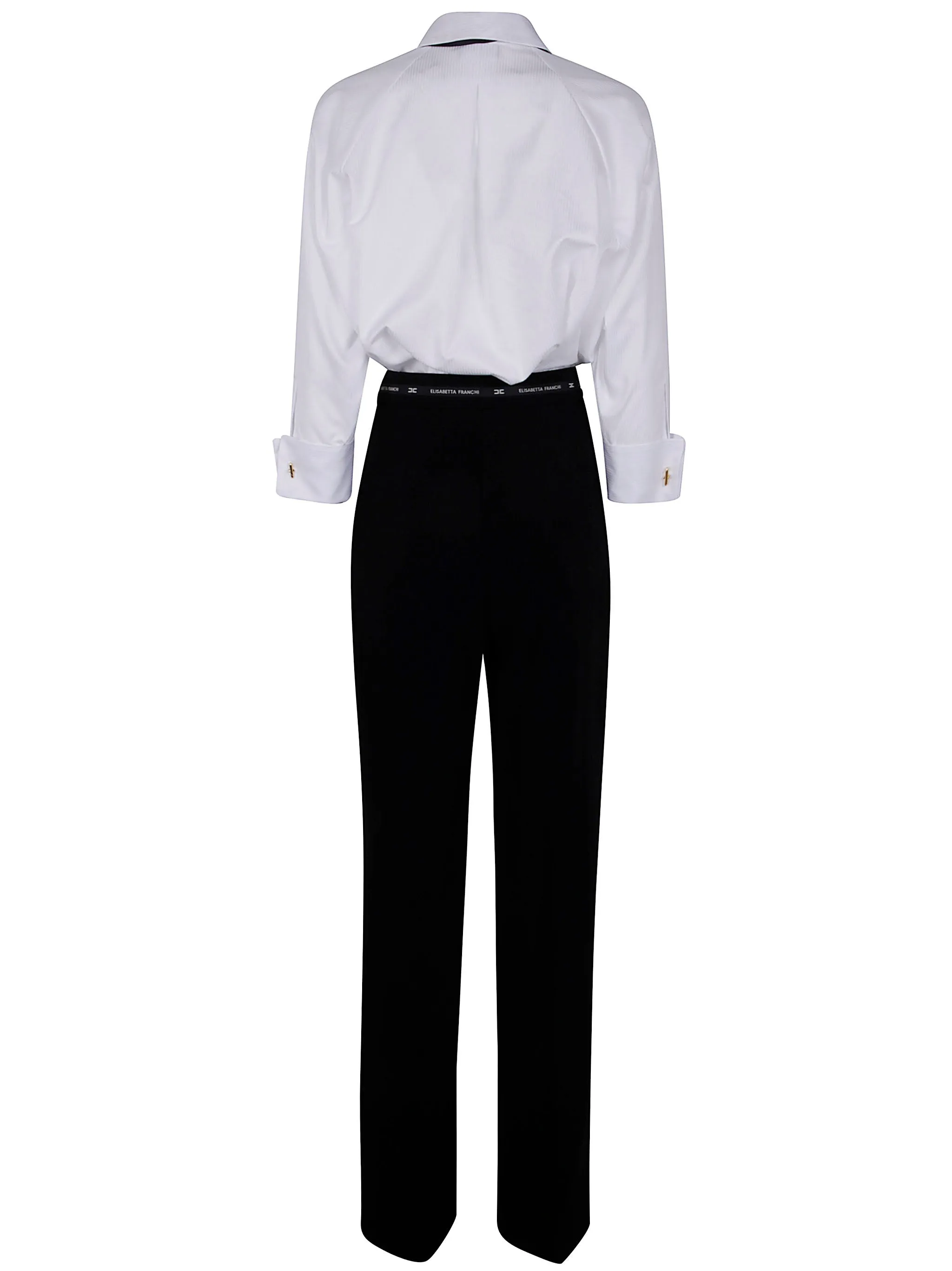LIGHTWEIGHT CRÊPE AND POPLIN JUMPSUIT sold by Lord & Taylor product image thumbnail 2