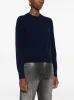 BLUE BUTTON NECK SWEATER sold by Lord & Taylor