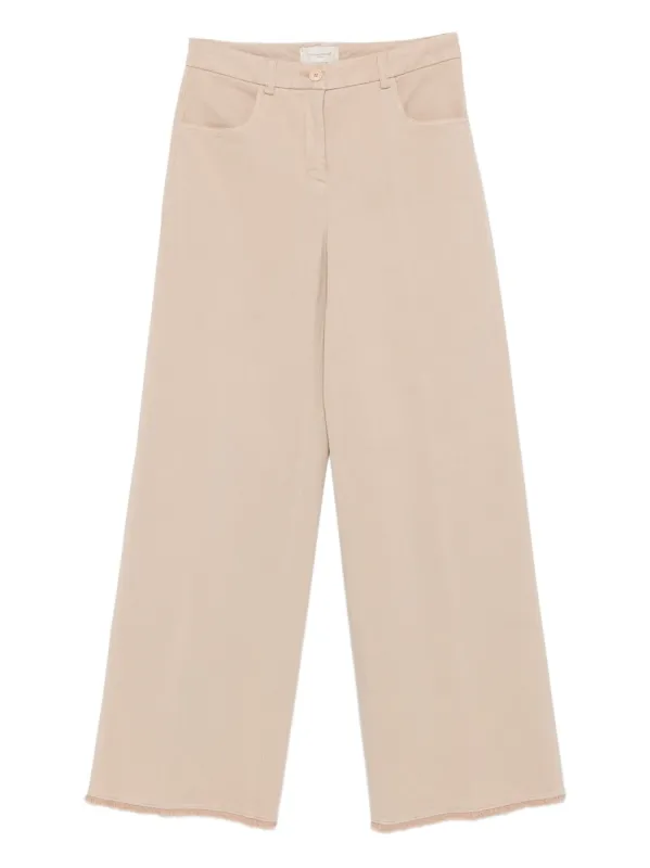 COTTON WIDE-LEG TROUSERS sold by Lord & Taylor