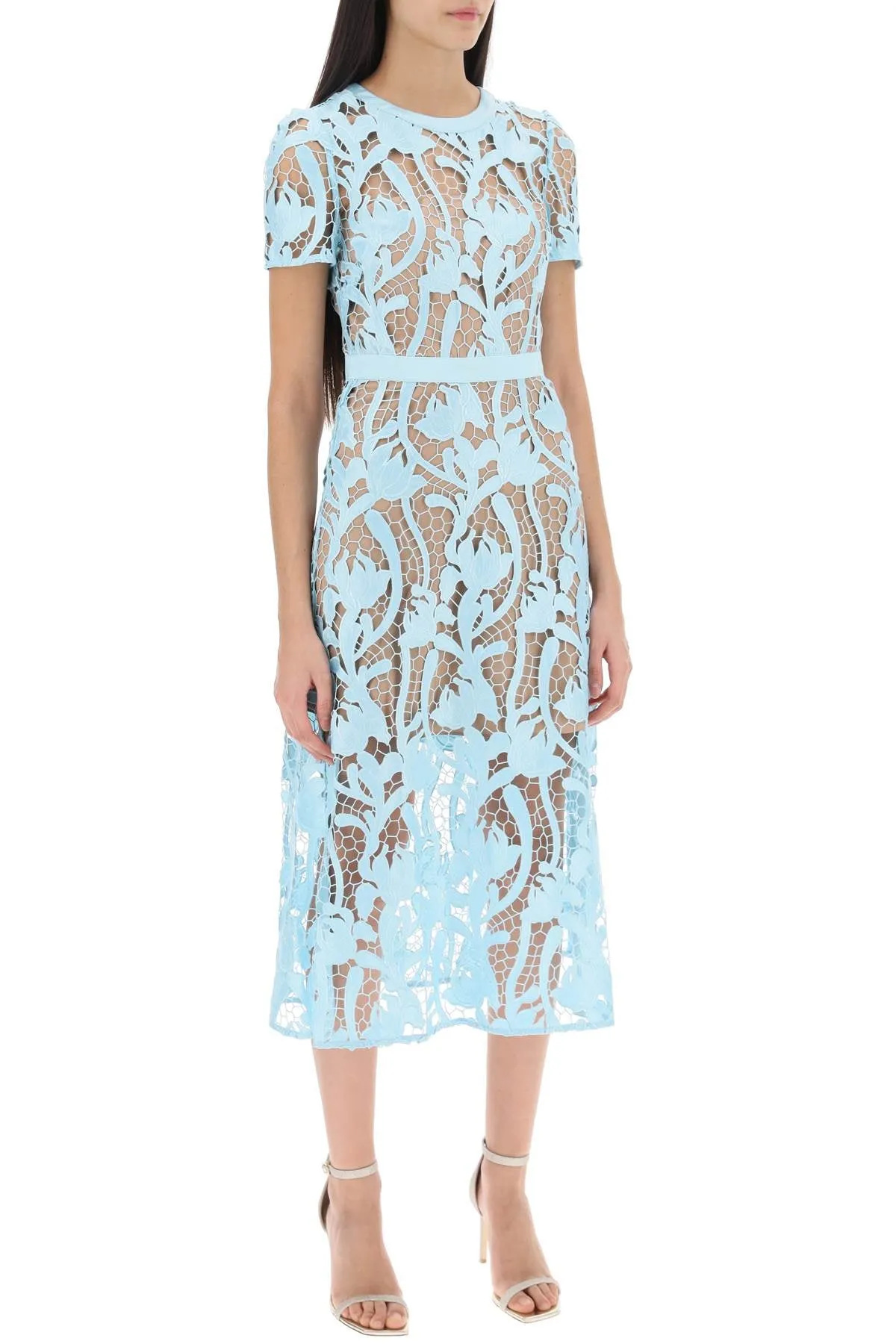 LACE MIDI DRESS sold by Lord & Taylor product image thumbnail 2