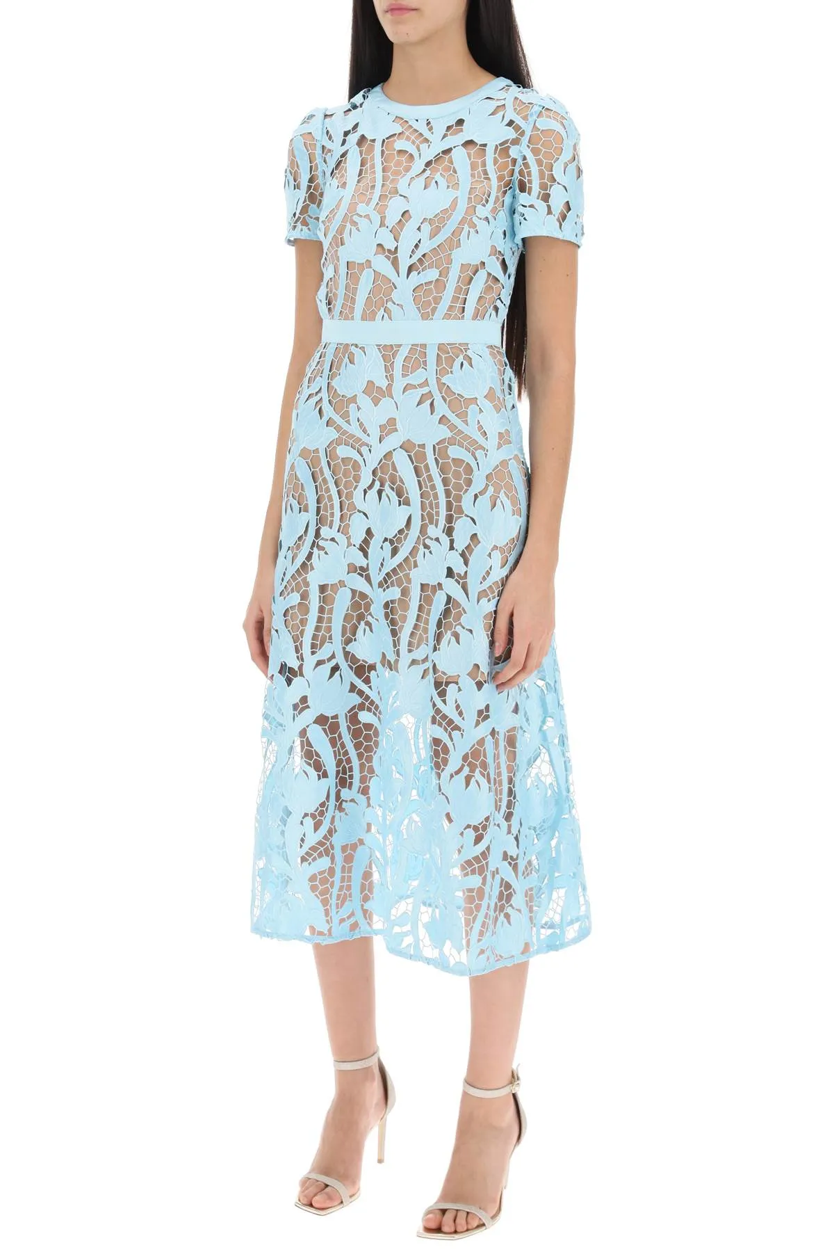 LACE MIDI DRESS sold by Lord & Taylor product image thumbnail 4