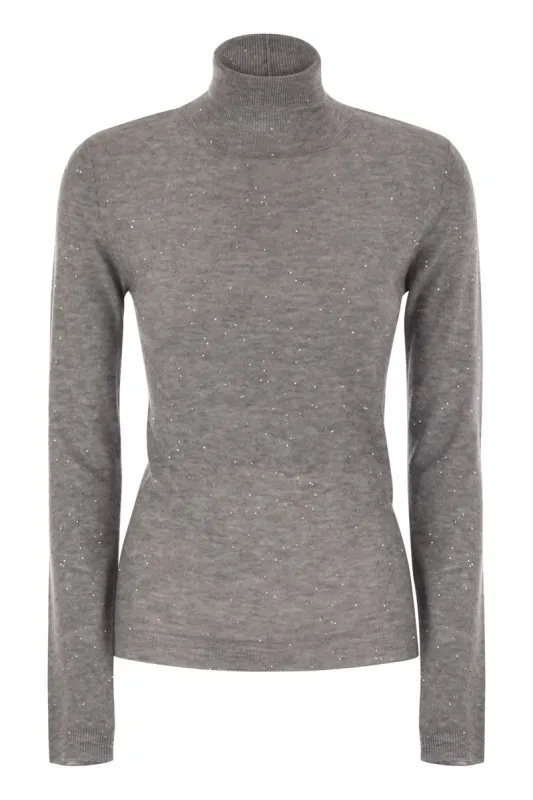 WOOL TURTLE-NECK SWEATER sold by Lord & Taylor
