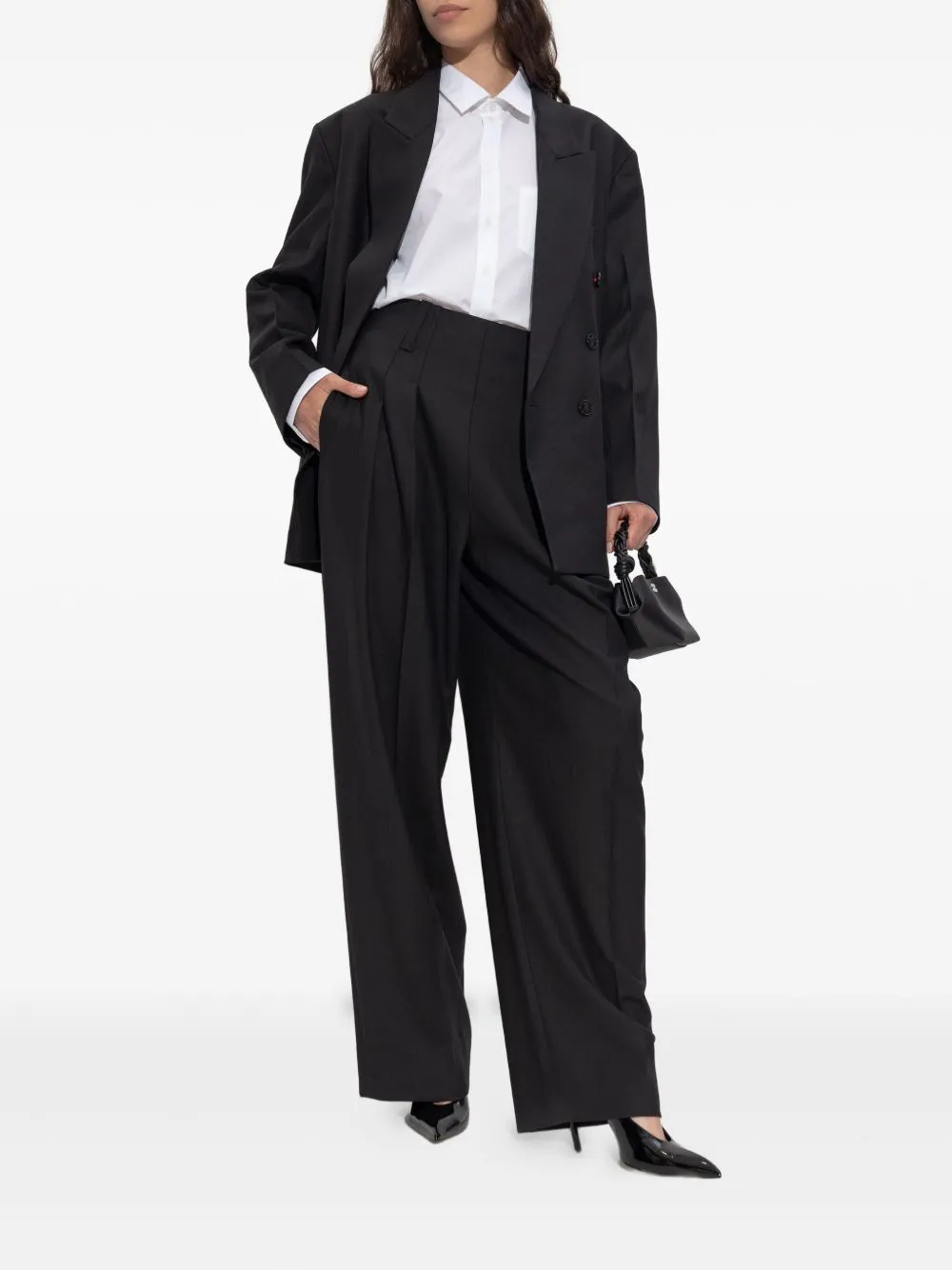 WHITE BUTTON-UP SHIRT sold by Lord & Taylor product image thumbnail 3