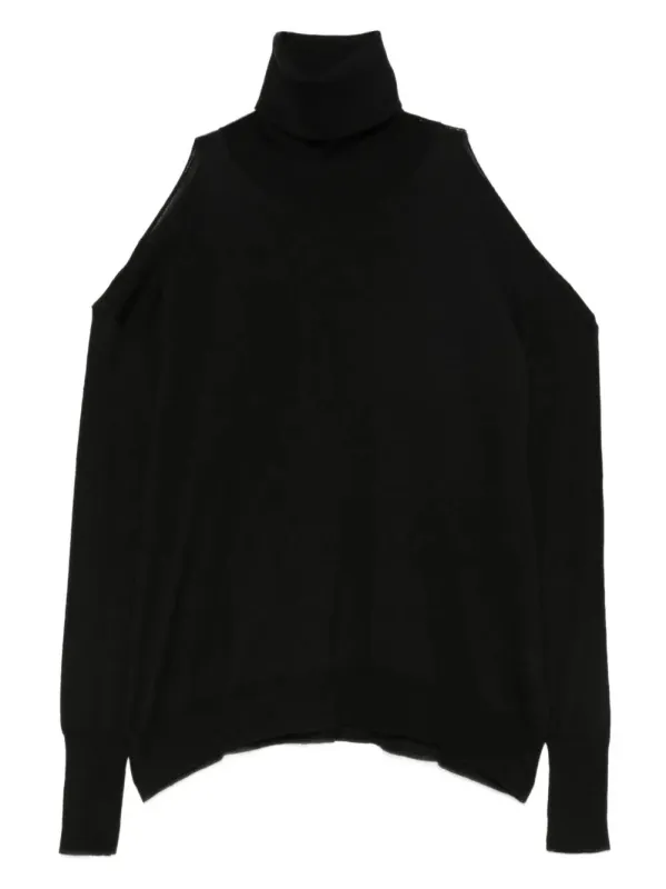 CUT-OUT OVERSIZED TURTLENECK SWEATER sold by Lord & Taylor
