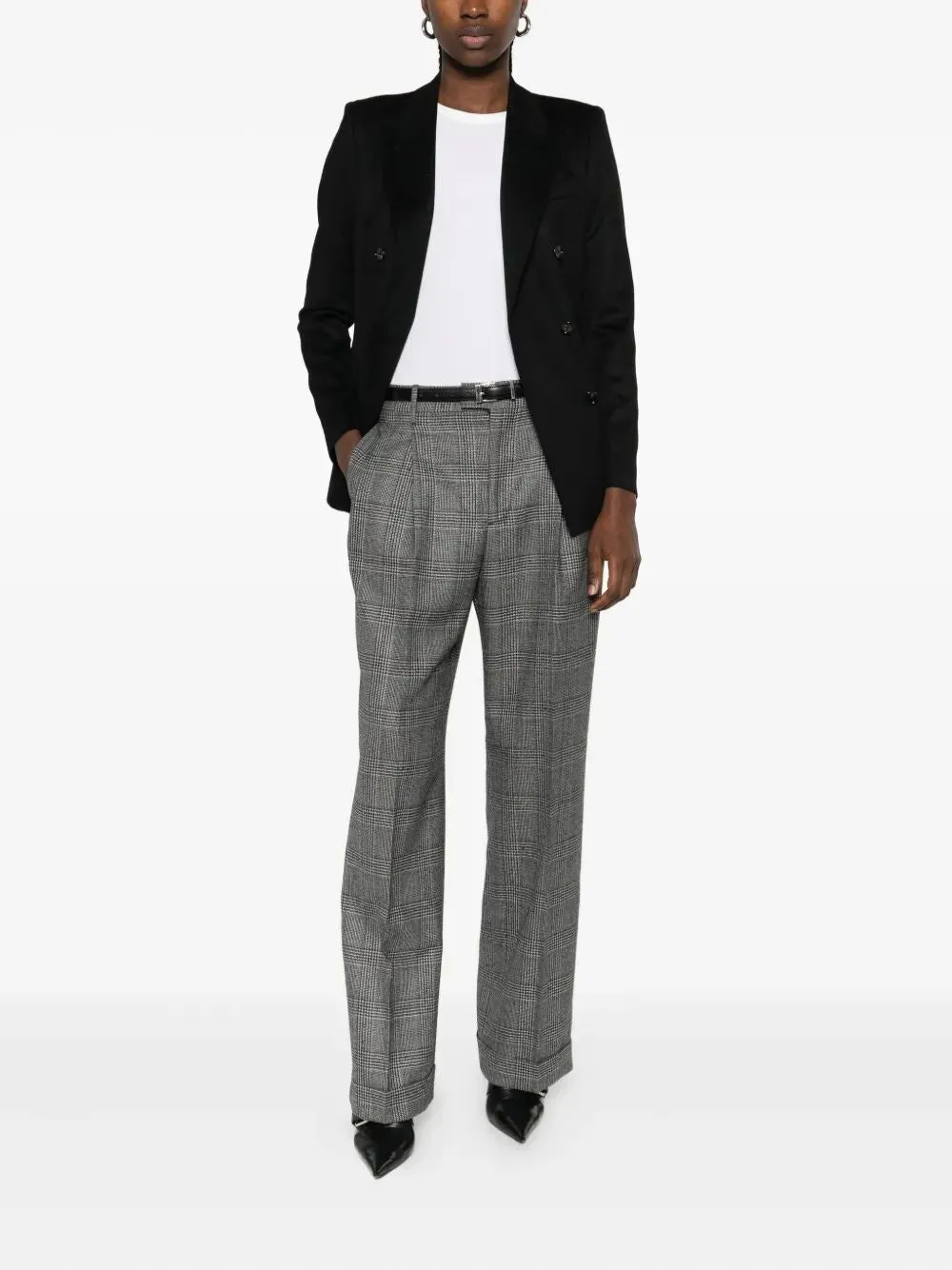 DOUBLE-BREASTED CAMEL WOOL BLAZER sold by Lord & Taylor product image thumbnail 4