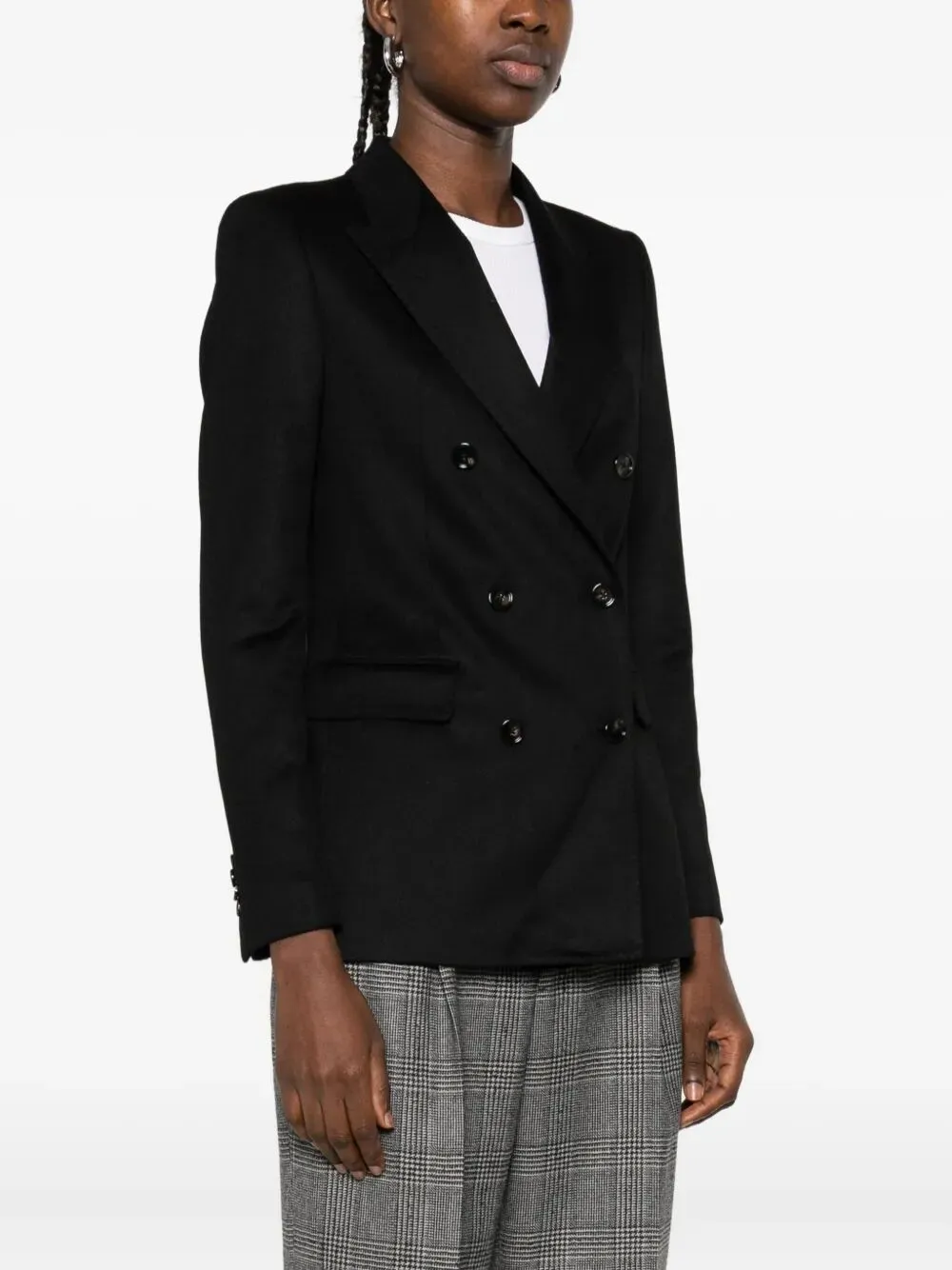 DOUBLE-BREASTED CAMEL WOOL BLAZER sold by Lord & Taylor product image thumbnail 2