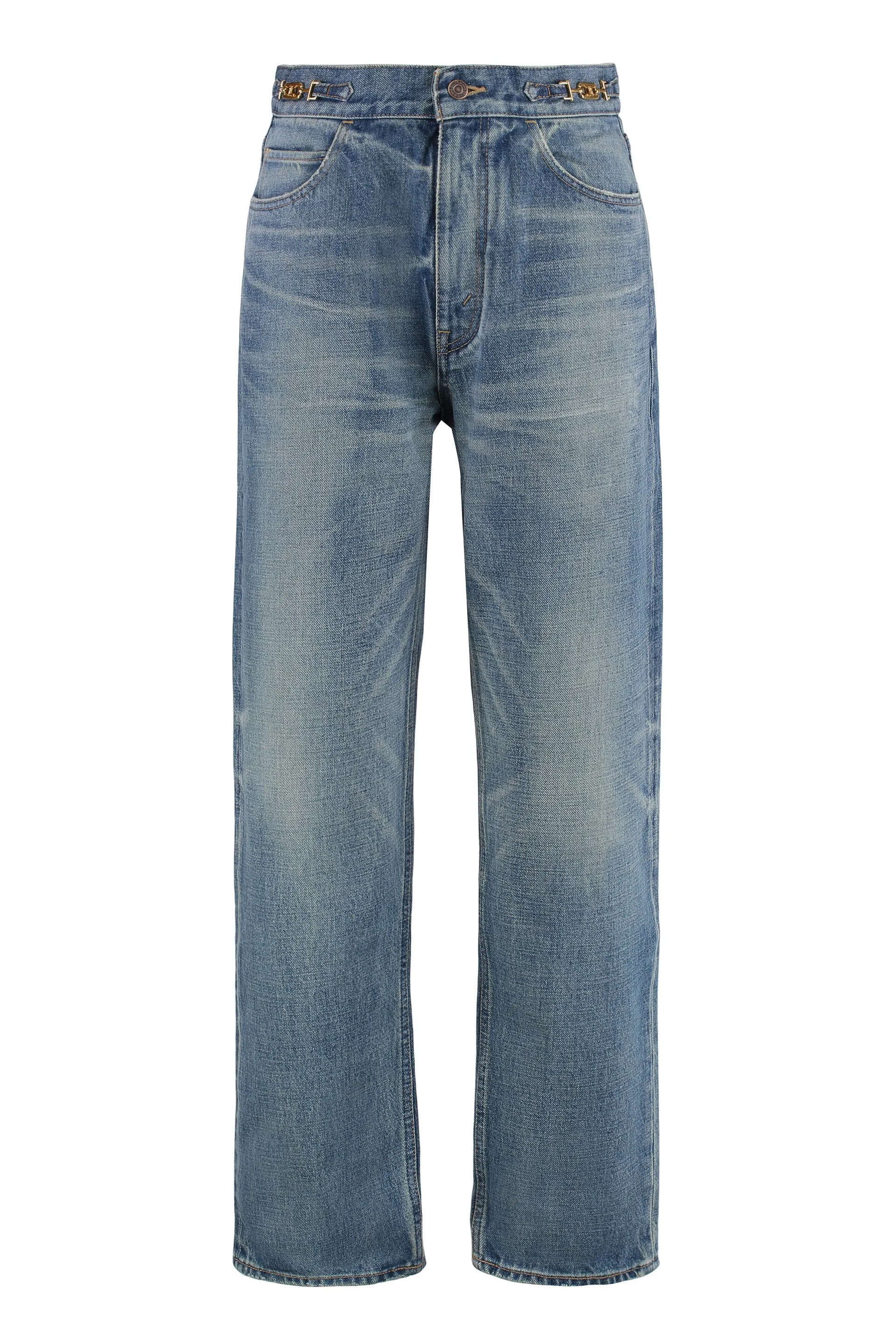MARGARET 5-POCKET STRAIGHT-LEG JEANS sold by Lord & Taylor