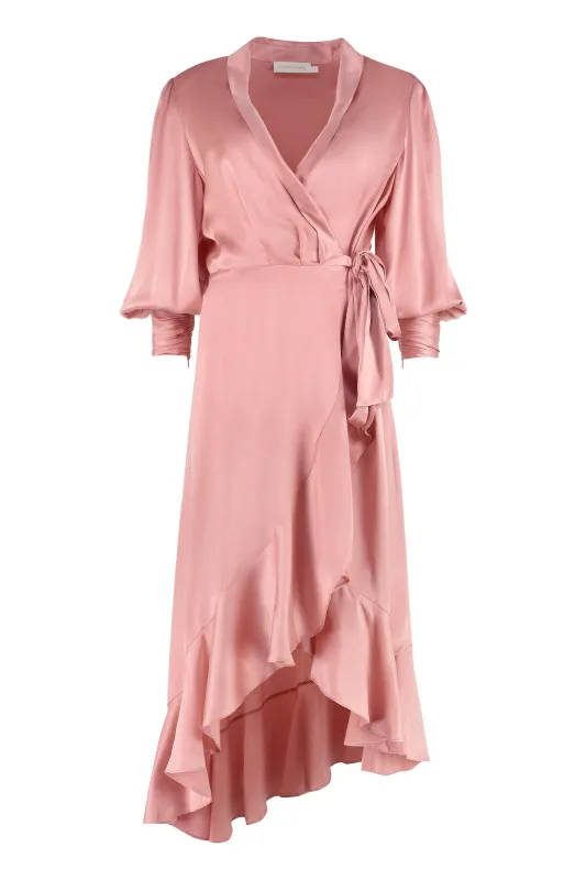 SILK WRAP-DRESS sold by Lord & Taylor