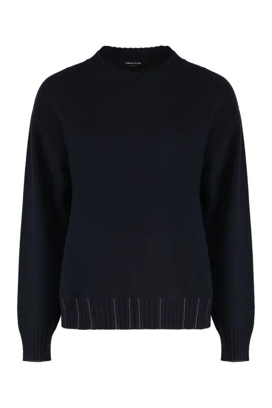 WOOL-BLEND CREW-NECK SWEATER sold by Lord & Taylor