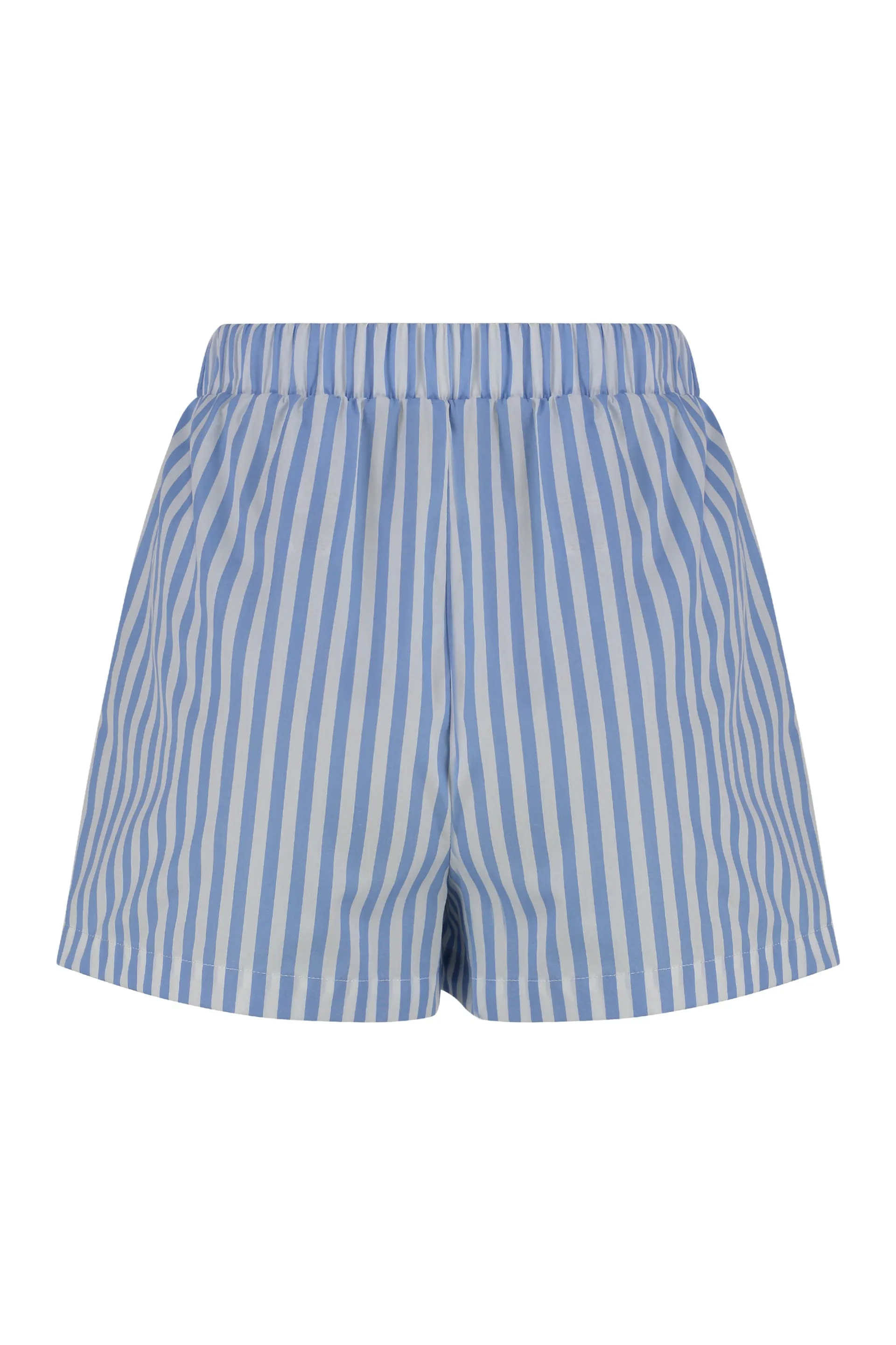 STRIPED POPLIN SHORTS sold by Lord & Taylor product image thumbnail 2