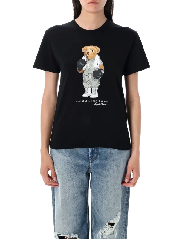 POLO RALPH LAUREN POLO BEAR COTTON T-SHIRT, BLACK. sold by Lord & Taylor
