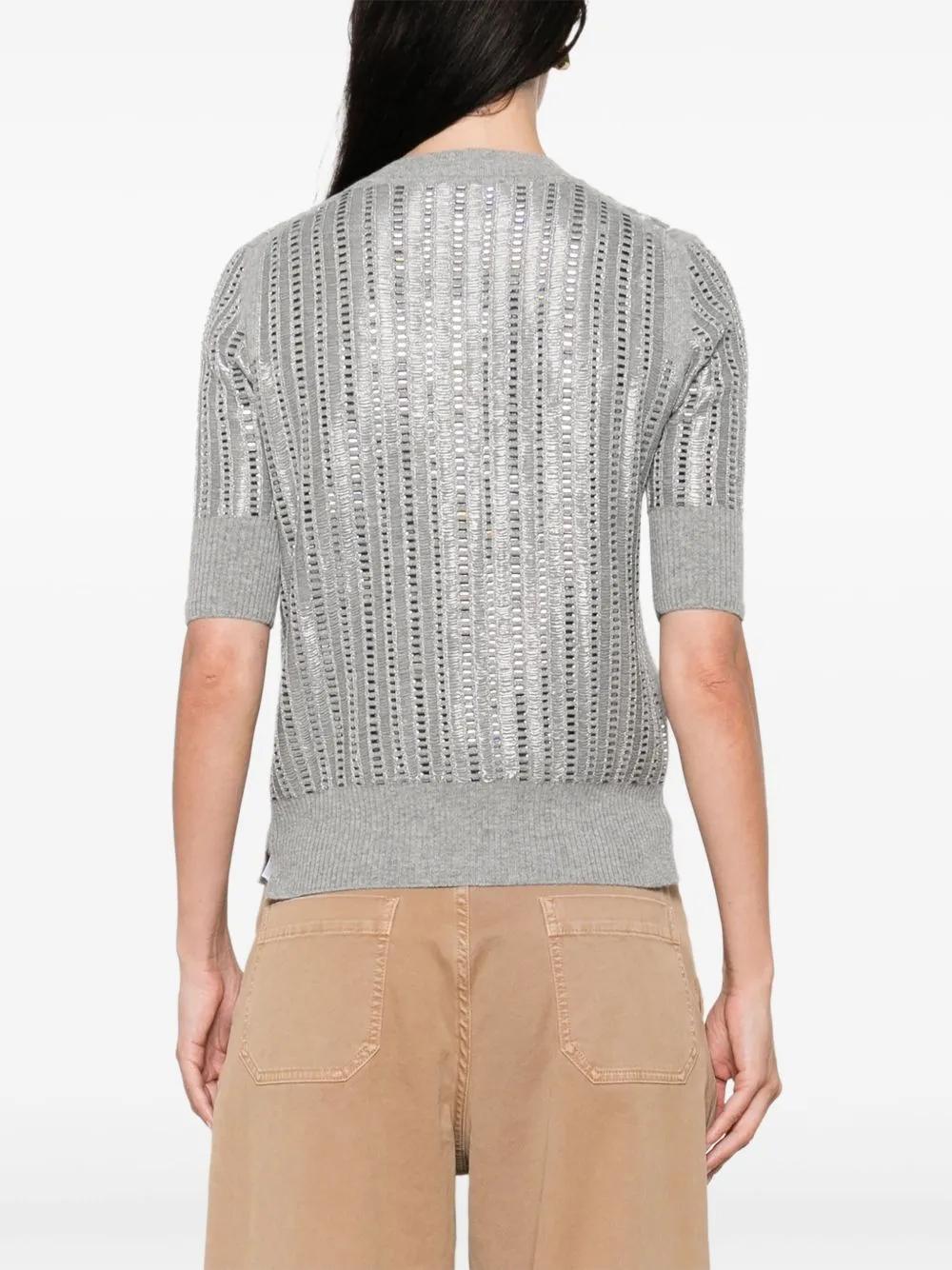 Ermanno Scervino Top Grey sold by Lord & Taylor product image thumbnail 3