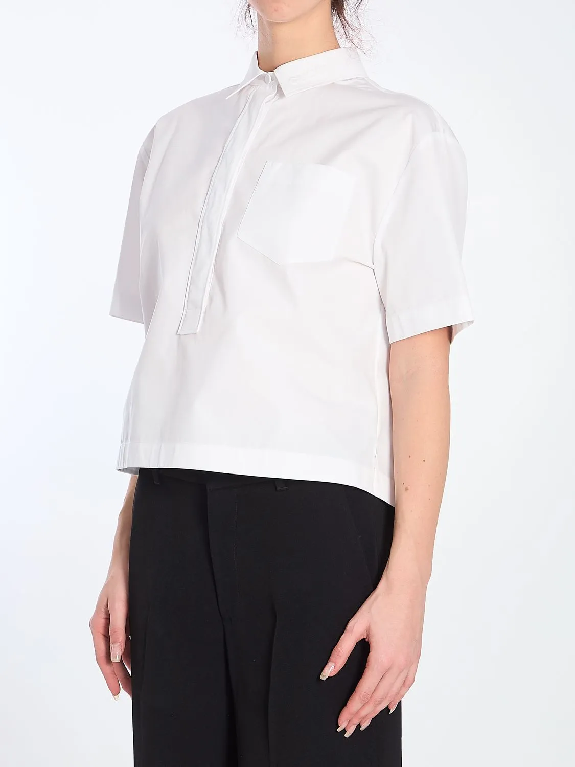 WHITE POPLIN SHIRT sold by Lord & Taylor product image thumbnail 2