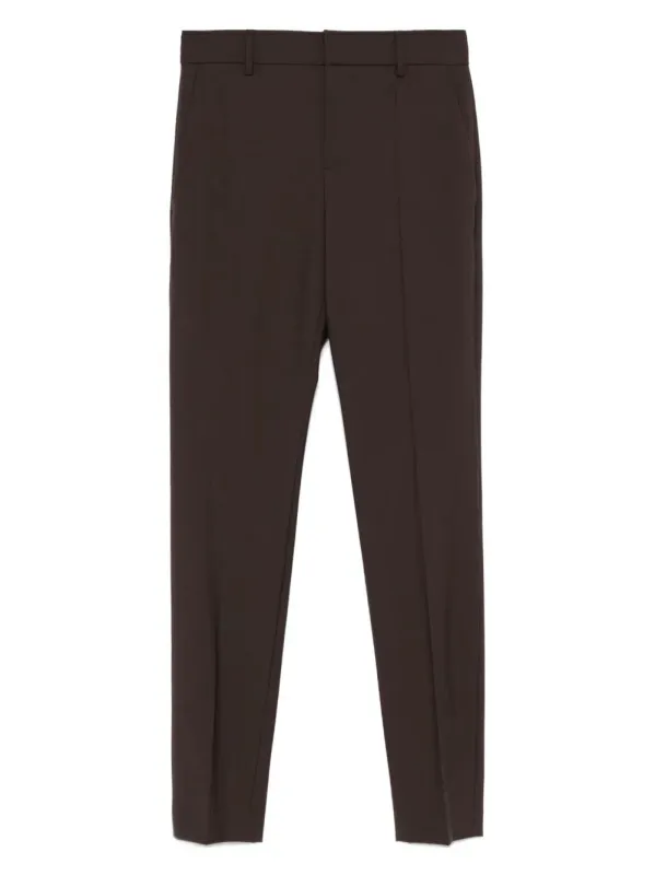TAILORED WOOL PANTS WITH A TAPERED FIT sold by Lord & Taylor