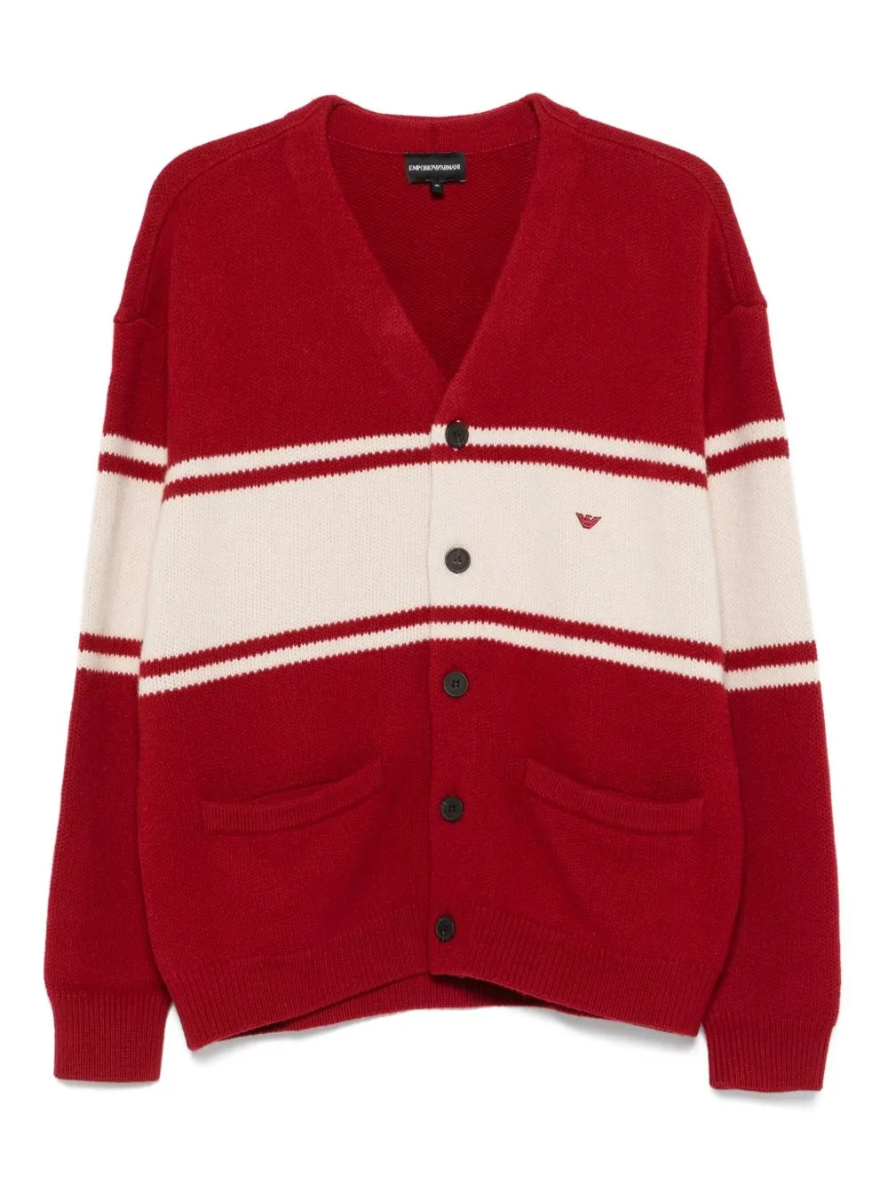 WOOL V-NECKED CARDIGAN sold by Lord & Taylor