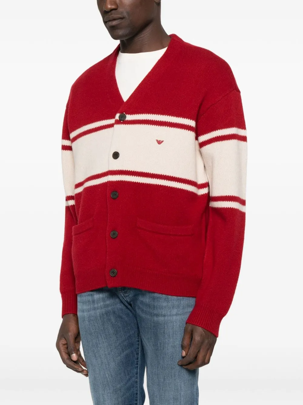 WOOL V-NECKED CARDIGAN sold by Lord & Taylor product image thumbnail 2