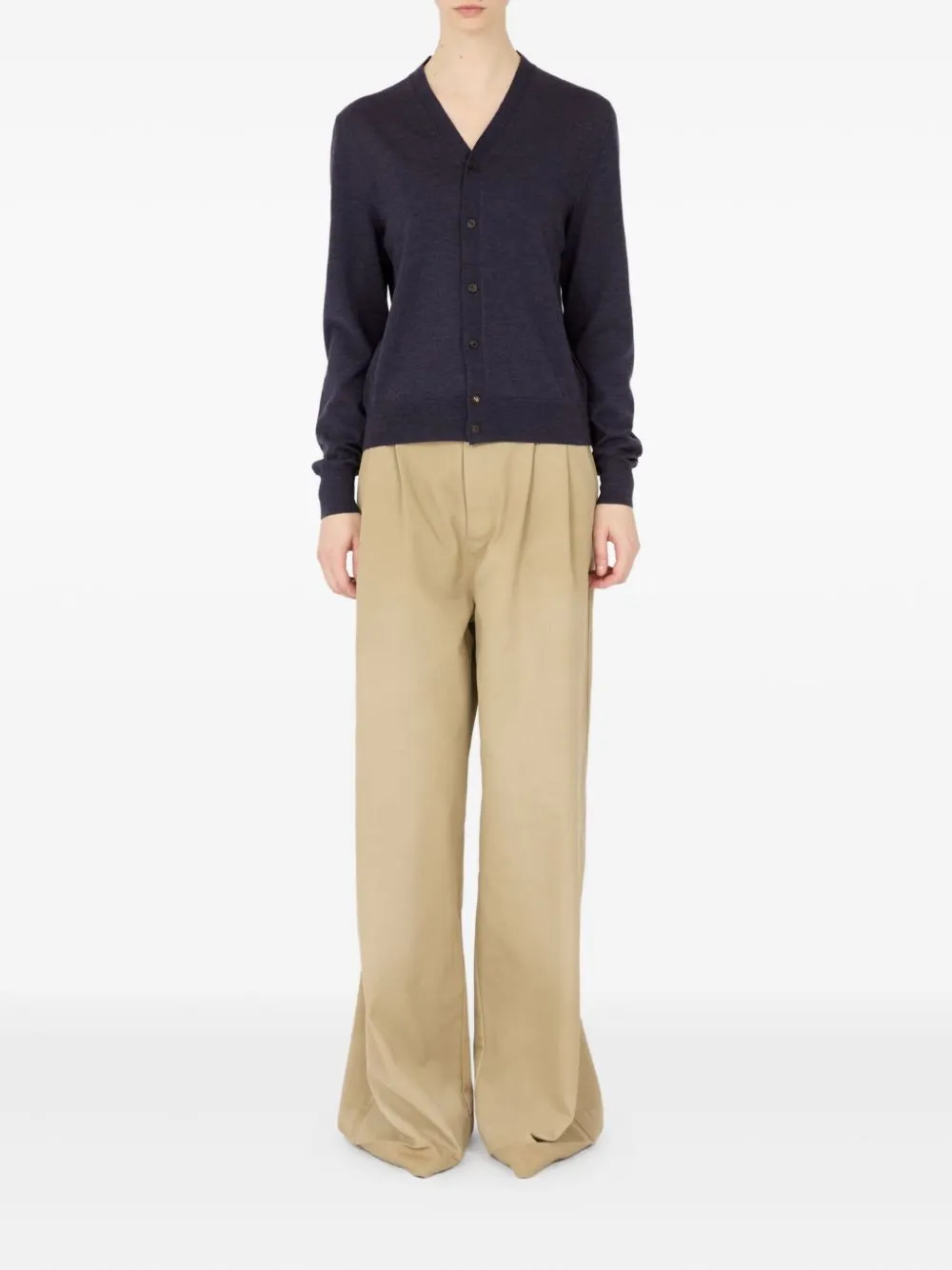 WOOL V-NECKED CARDIGAN sold by Lord & Taylor product image thumbnail 3