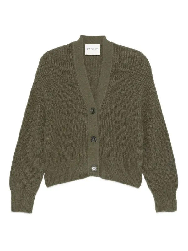 WOOL BLEND V-NECKED CARDIGAN sold by Lord & Taylor
