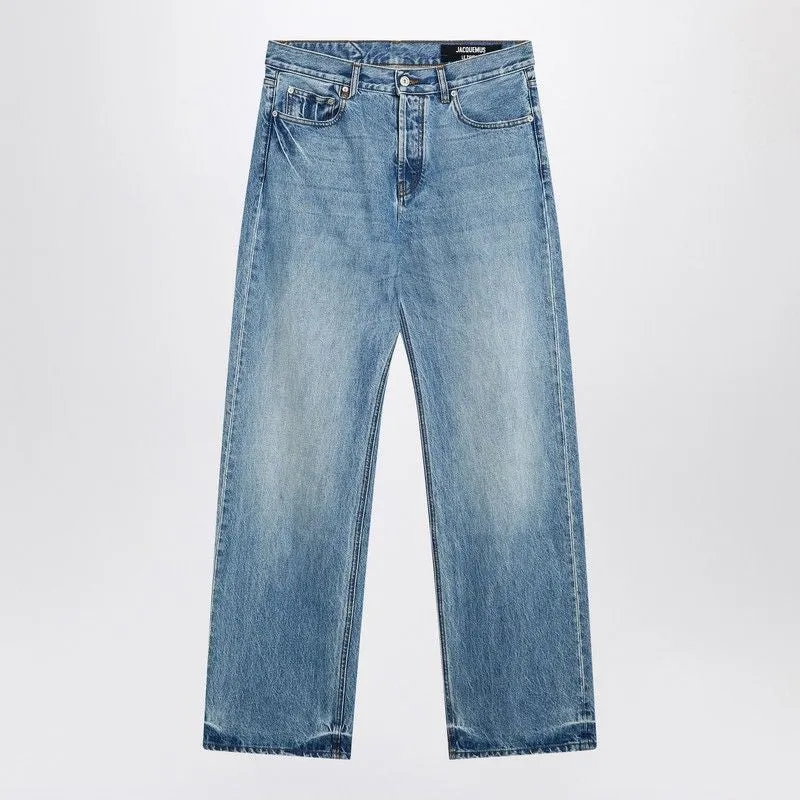 STRAIGHT LEG DENIM PANTS IN INDIGO COLOR sold by Lord & Taylor