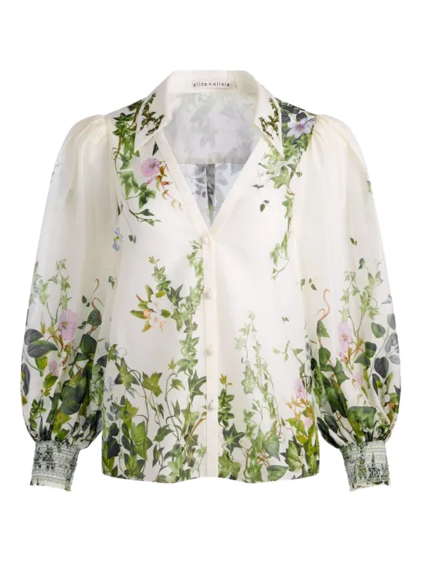CHARIS COTTON AND SILK BLOUSE sold by Lord & Taylor