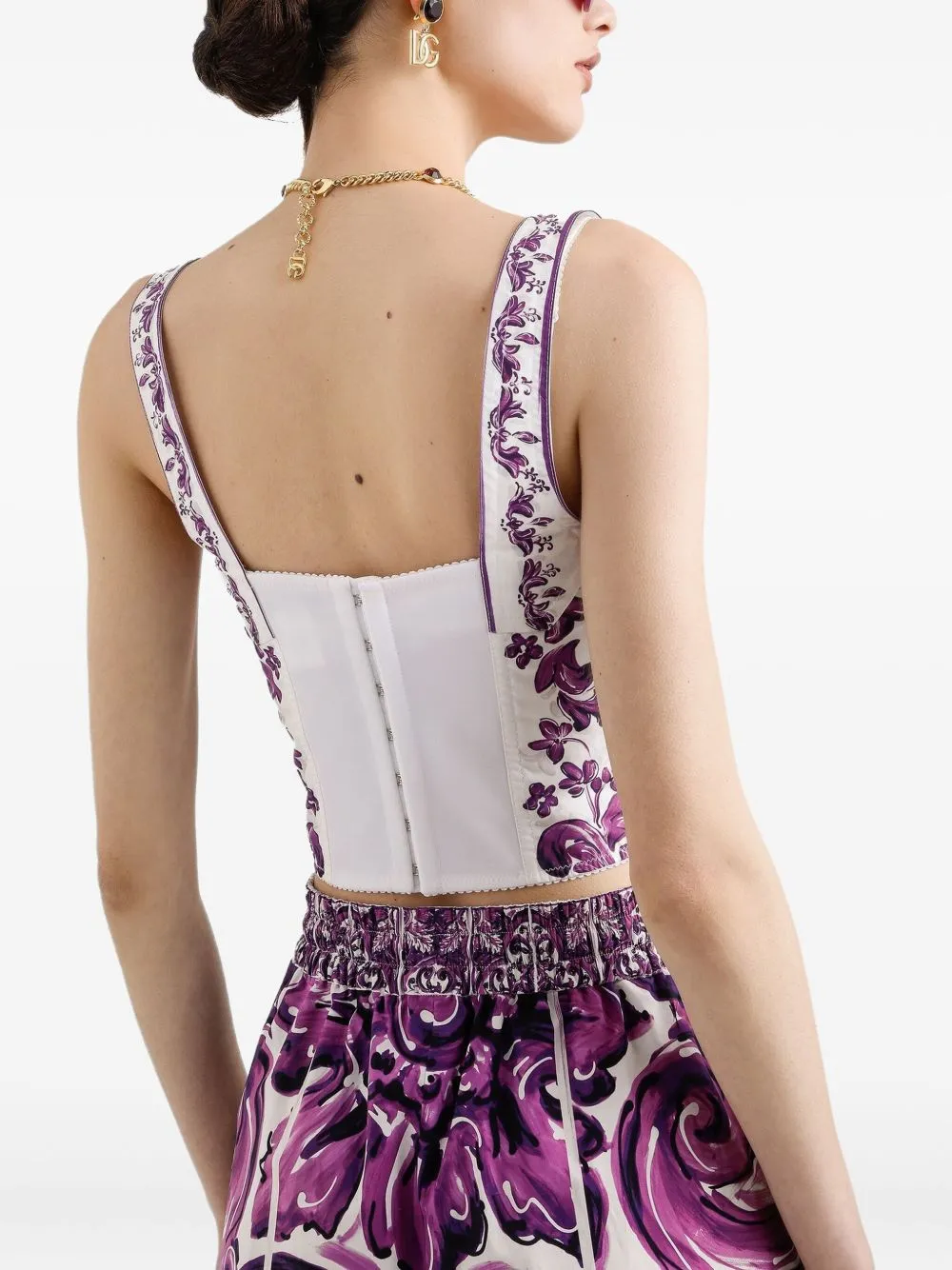MAIOLICA PRINT BUSTIER TOP sold by Lord & Taylor product image thumbnail 2